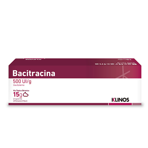 Bacitracina 500Ui Ungüento x 15gr - Klinos