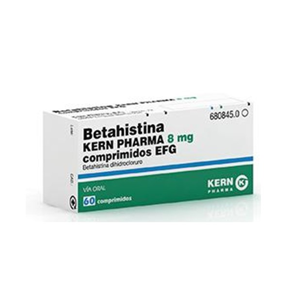 Betahistina 8mg x 60 Comprimidos - Kern Pharma