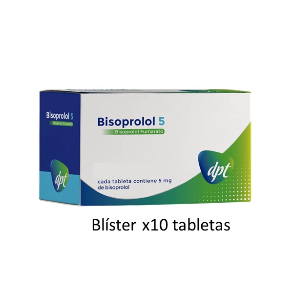 Bisoprolol 5mg x 10 Tabletas - DPT