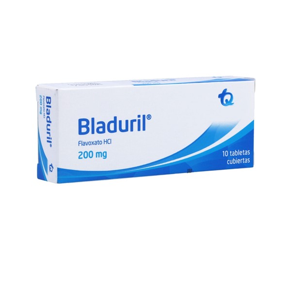 Bladuril Flavoxato 200mg x 10 Tabletas - Tecnoquimicas