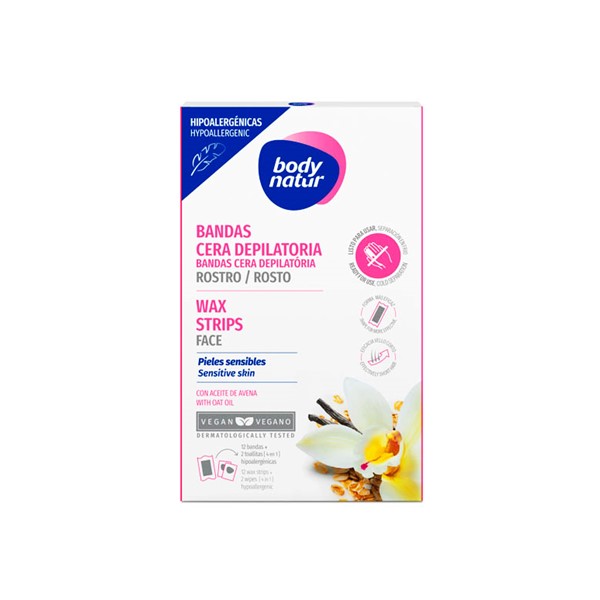 Body Natur Bandas Depilatorias x 12 Unidades