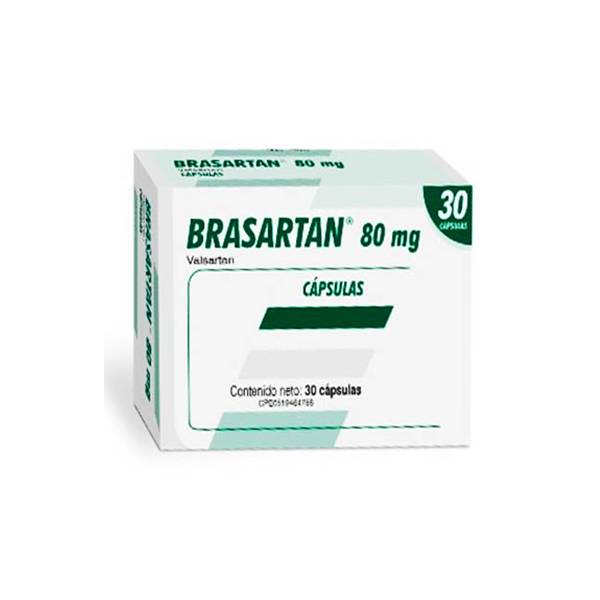 Brasartan Valsartán 80mg x 30 Cápsulas - Farma