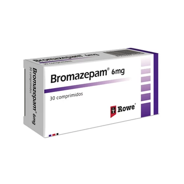 Bromazepam 6mg x 30 Comprimidos - Rowe