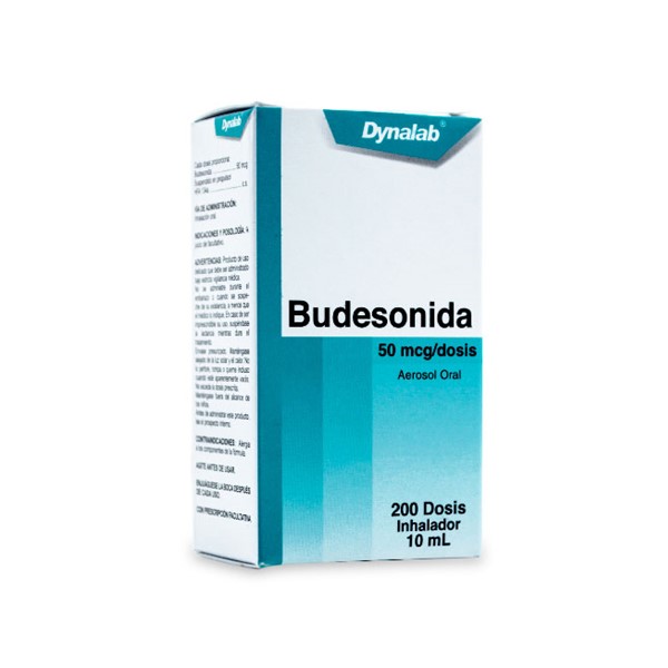 Budesonida Inhalador 50mcg/200 Dosis - Dynalab