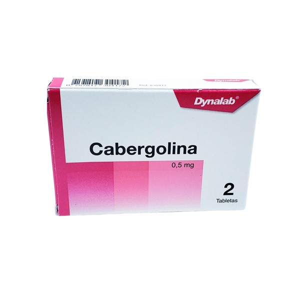 Cabergolina 0.5mg x 2 Tabletas - Dynalab