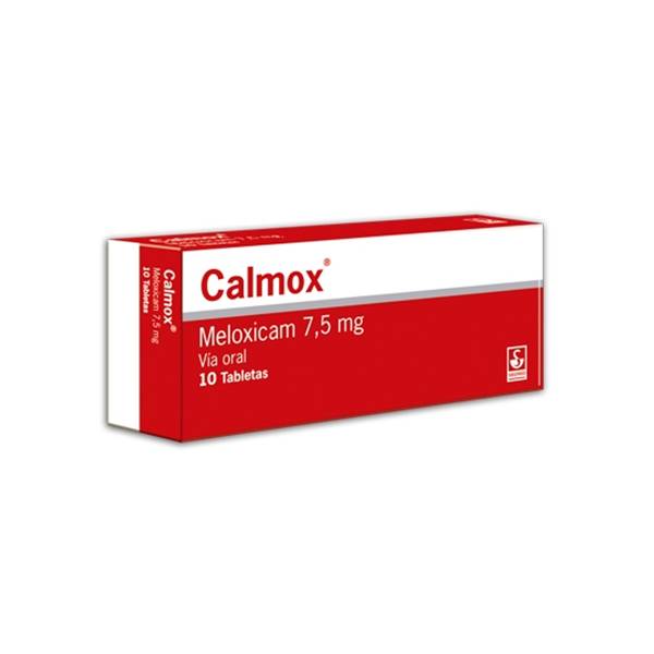 Calmox Meloxicam 7.5mg x 10 Tabletas - Siegfried