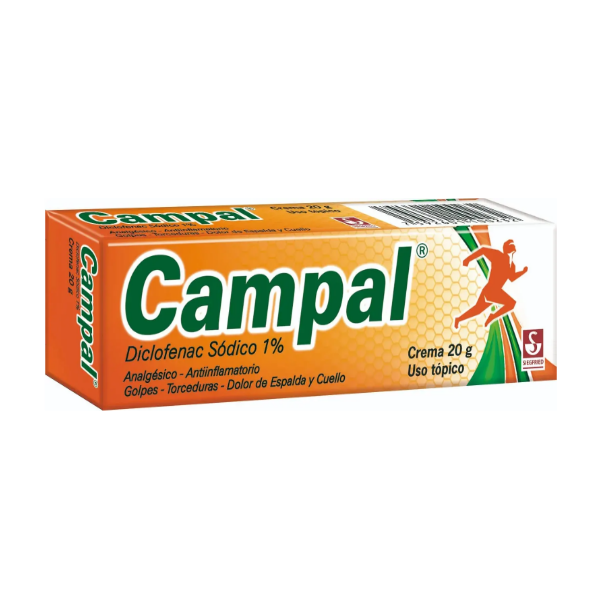 Campal Diclofenac Sódico 1% Crema 20gr - Siegfried