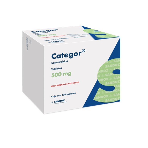 Capecitabina Tabletas 500mg x 120 Tabletas - Sandoz