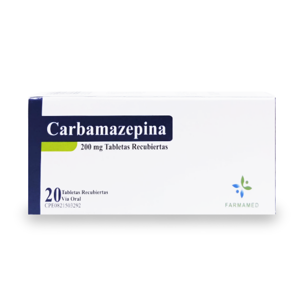 Carbamazepina 200mg x 20 Comprimidos - Farmamed
