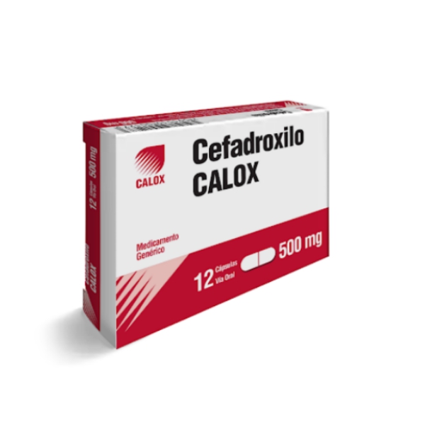 Cefadroxilo 500mg x 12 Cápsulas - Calox