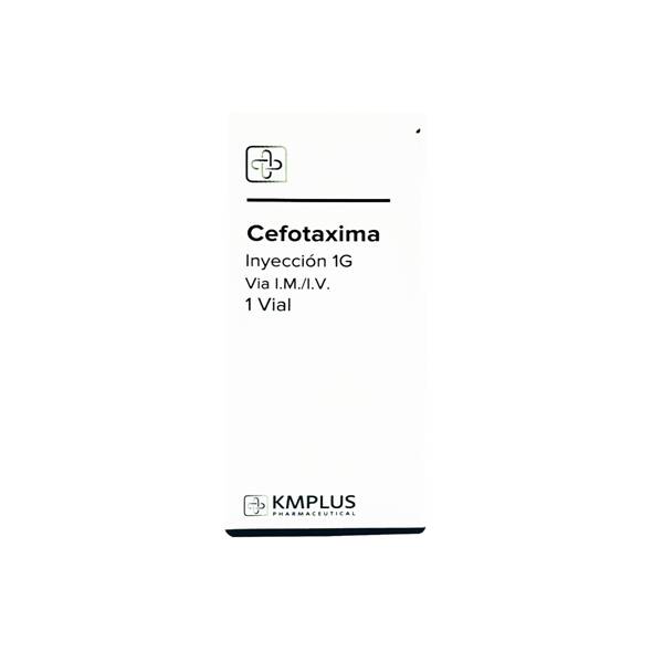 Cefotaxima Ampolla 1gr I.M/I.V - KMPLUS