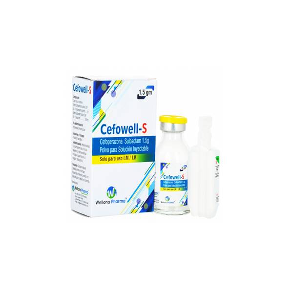 Cefowell-S Cefotaxima Ampolla 1.5Gr. I.M/I.V - Wellona Pharma