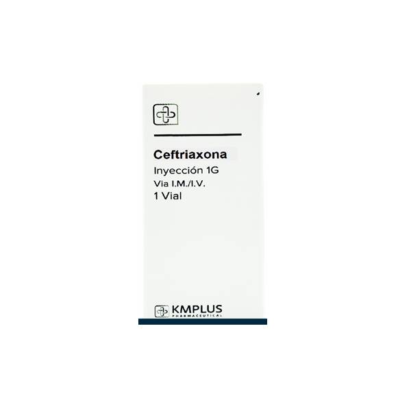 Ceftriaxona Ampolla 1gr I.M/I.V - KMPLUS