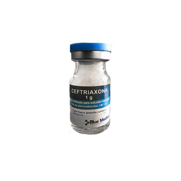 Ceftriaxona Ampolla 1gr. I.M/I.V - Blue Medical