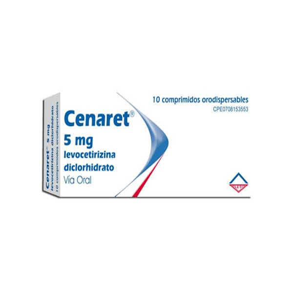 Cenaret Levocetirizina 5mg x 10 Comprimidos - Leti