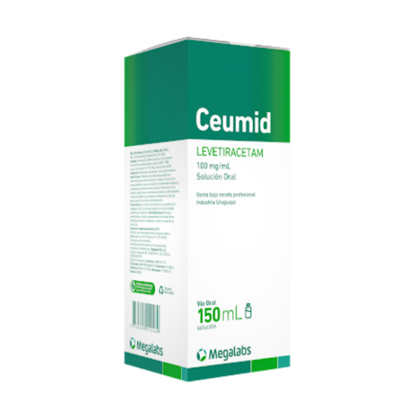 Ceumid Levetiracetam 100mg/Ml x 150Ml. Megalabs