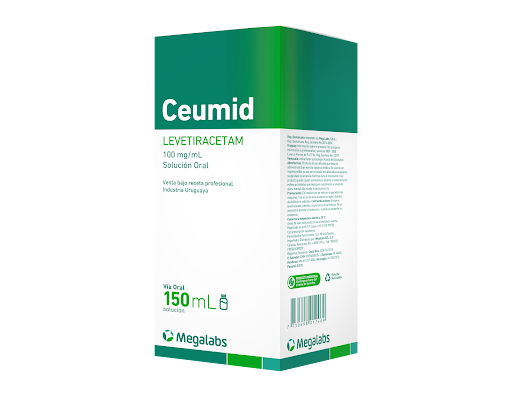 Ceumid Levetiracetam 100mg/Ml x 150Ml. Megalabs - Imagen 2