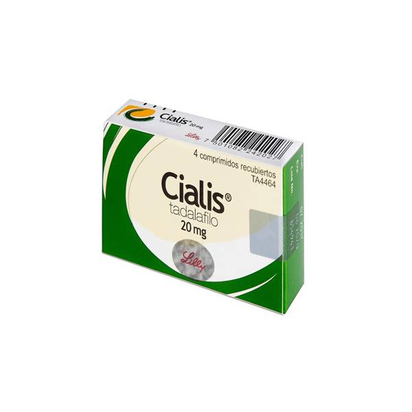 Cialis Tadalafilo 20mg x 4 Tabletas - Lilly