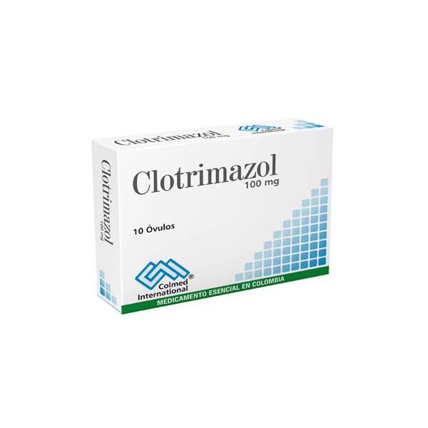 Clotrimazol 100mg x 10 Óvulos - Colmed