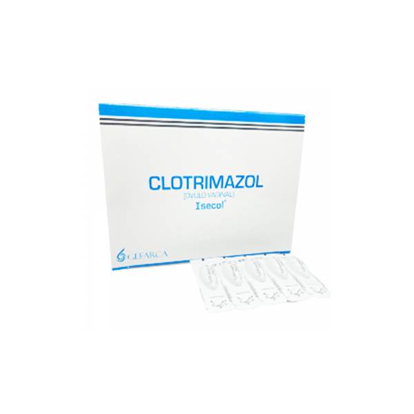 Clotrimazol 100mg x 10 Óvulos - Isecol