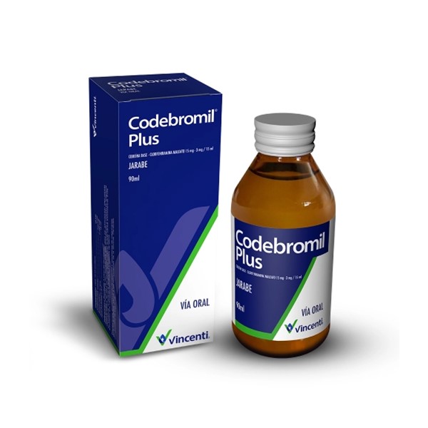 Codebromil Plus Jarabe 15mg-3mg 90ml - Vicenti