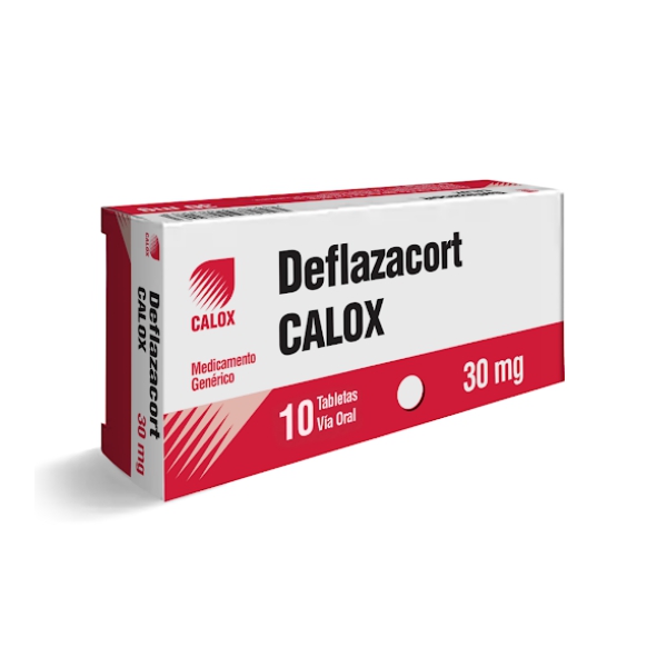 Deflazacort 30mg x 10 Tabletas - Calox