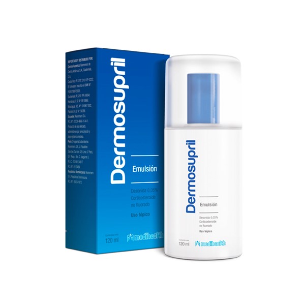 Dermosupril Desonida 0.05% Emulsión De Uso Tópico x 120ml - Medihealth