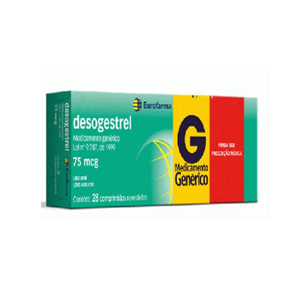 Desogestrel 75mcg x 28 Comprimidos - Eurofarma