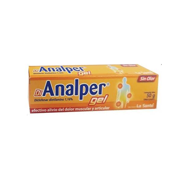 Di Analper Diclofenac Sódico 1.16% Gel 50gr - La Santé
