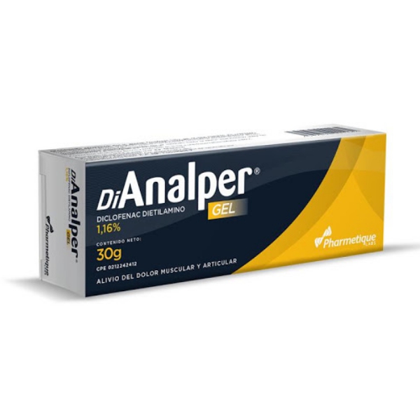 Di Analper Diclofenac Sódico 1.16% Gel 30gr - Pharmetique