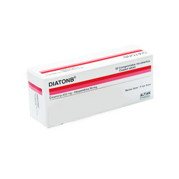 Diatonb Diosmina 500mg x 30 Comprimidos - Altian P