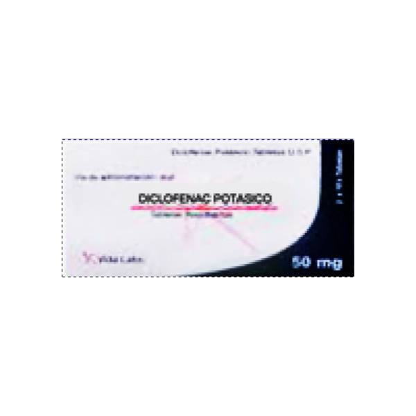 Diclofenac Potásico 50mg x 20 Tabletas - Vida L