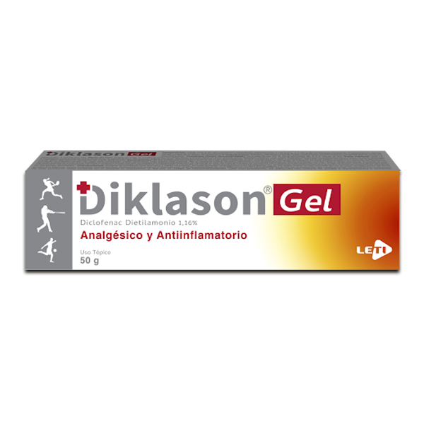 Diklason Diclofenac Sódico 1.16% Gel 50gr - Leti