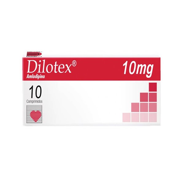 Dilotex Amlodipina 10mg x 10 Comprimidos - Dollder