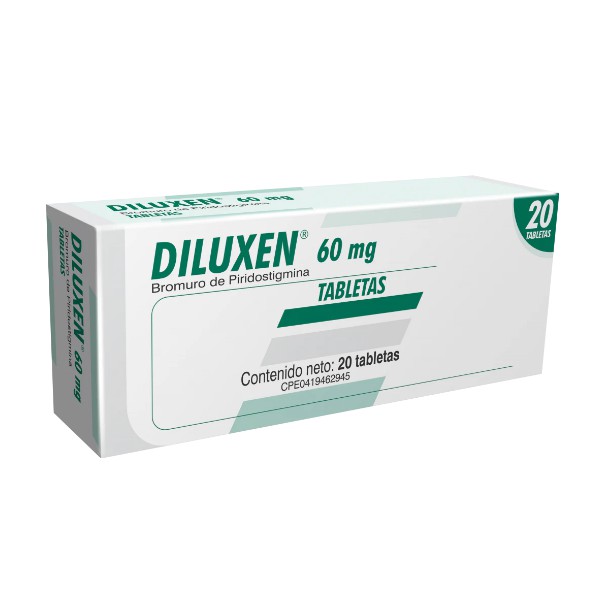 Diluxen Piridostigmina 60mg x 20 Tabletas - Farma