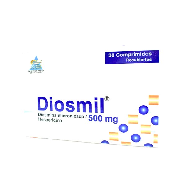 Diosmil Diosmina 500mg x 30 Comprimidos - Global F