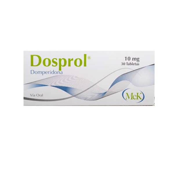 Dosprol Domperidona 10mg x 30 Tabletas - MCK