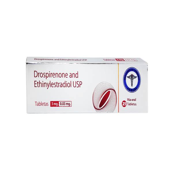 Drospirenona + Etinilestradiol 3mg/0.03mg x 21 Tabletas - Asia