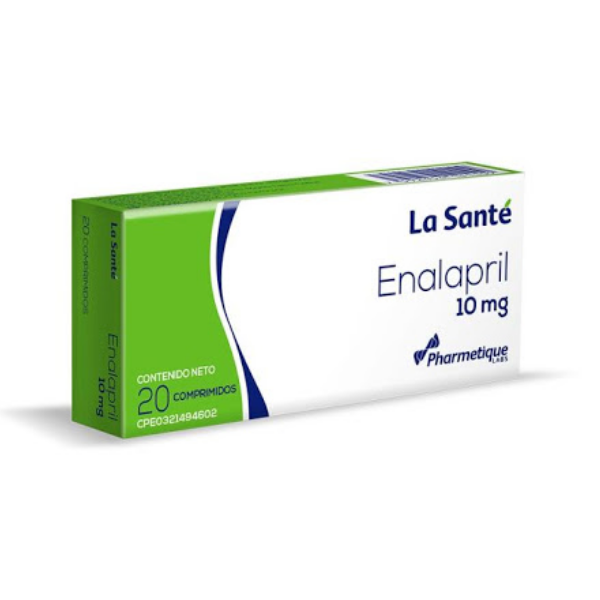 Enalapril 10mg x 20 Tabletas - La Santé