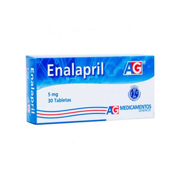 Enalapril 5mg x 30 Tabletas - AG