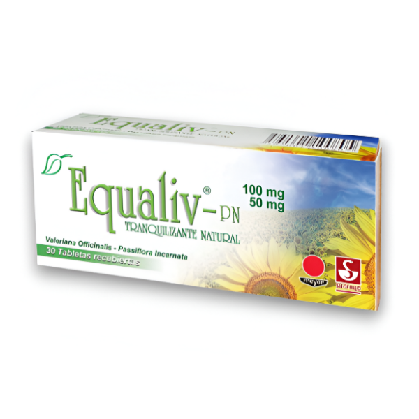 Equaliv-PN Pasiflora+Valeriana 100mg/50mg x 30 Tabletas - Siegfried