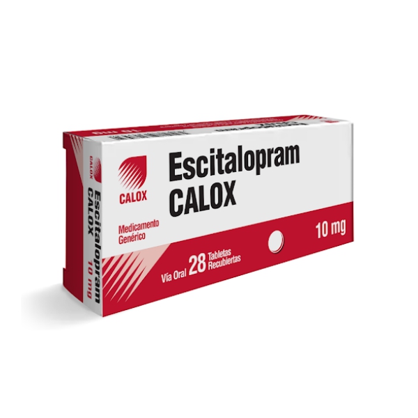 Escitalopram 10mg x 28 Tabletas - Calox