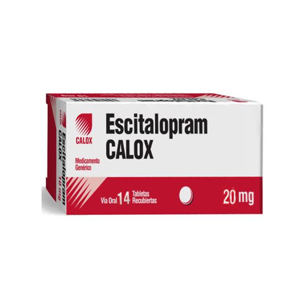 Escitalopram 20mg x 14 Tabletas - Calox