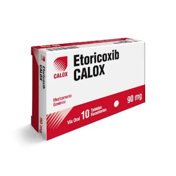 Etoricoxib 90mg x 10 Tabletas - Calox