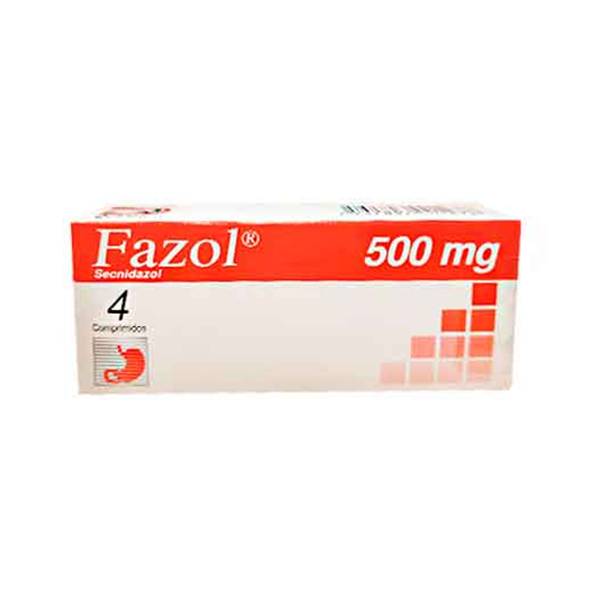 Fazol Secnidazol 500mg x 4 Comprimidos - Dollder