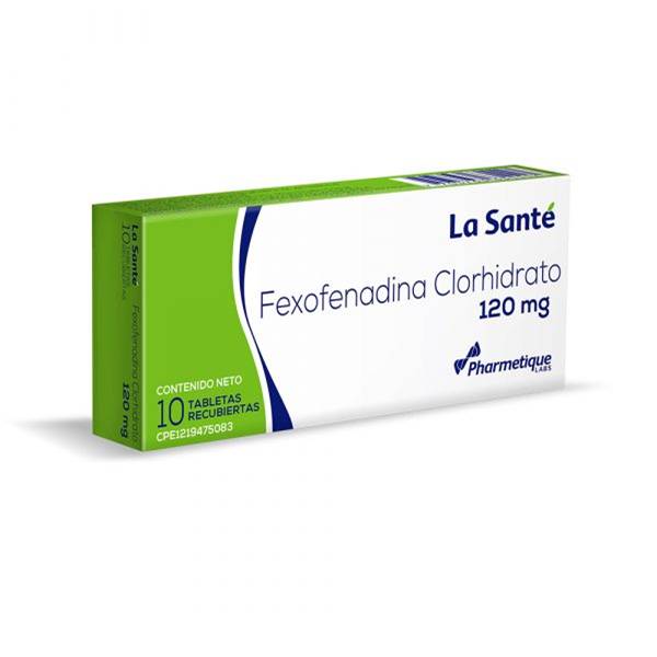 Fexofenadina 120mg x 10 Tabletas - La Santé