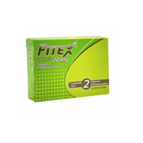 Fitex Tadalafilo 20mg x 2 Tabletas Orodispersables - Farma