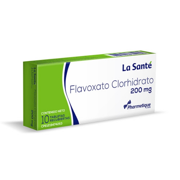 Flavoxato 200mg x 10 Tabletas - La Santé