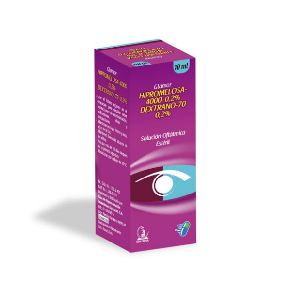 Glamor Dextran+Hidropropilmetilcelulosa Solución Oftálmica 10ml -Capsuven