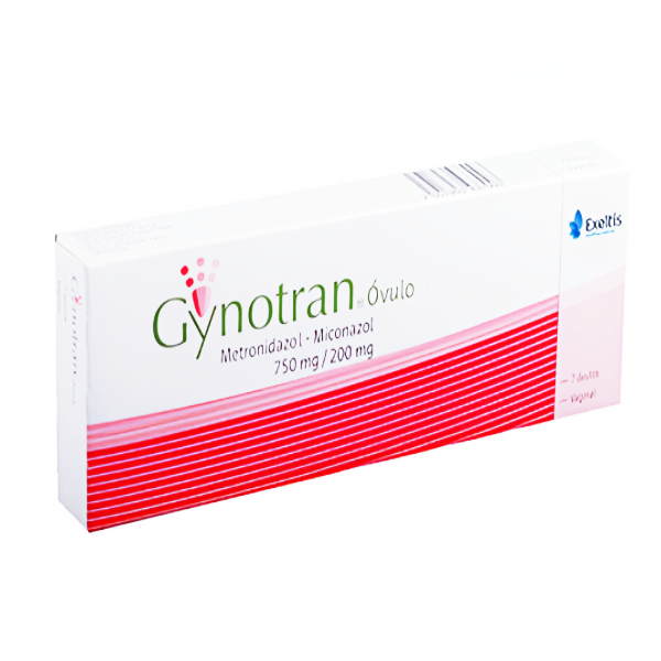 Gynotran Metronidazol+Miconazol x 7 Óvulos - Exeltis